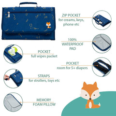 Lil Fox rapid-open hook and loop enables one-handed use.