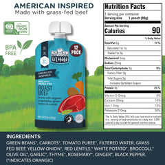 Li'l Hala Foods organic carrots pouch for gentle veggie nutrition on the go