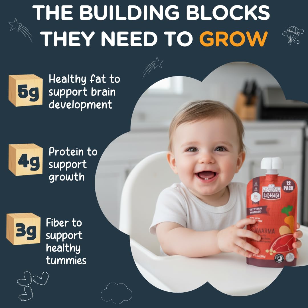Toddler puree ready-to-serve in a portable pouch