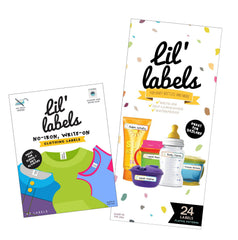 Lil' Labels Daycare Write-On Bottle Labels are waterproof and dishwasher-safe for bottles