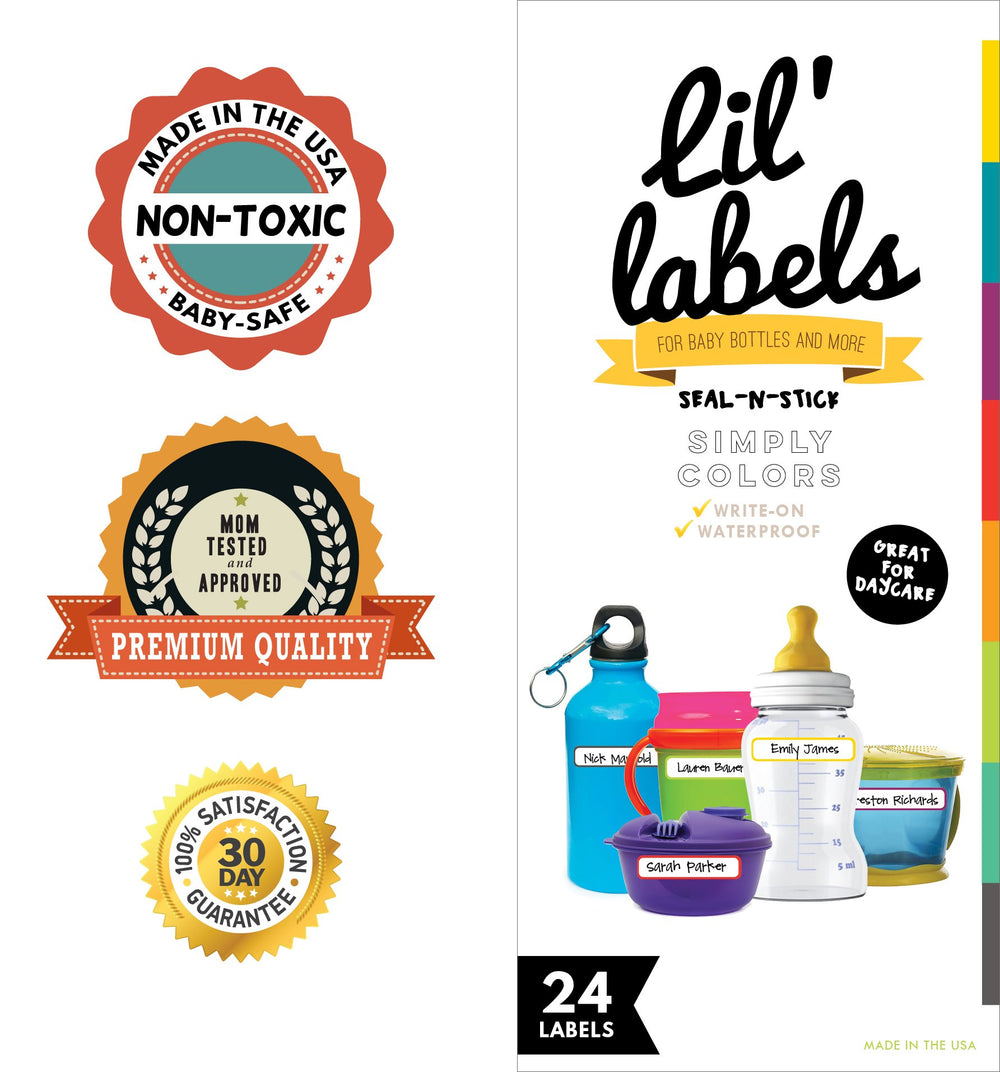 Lil' Labels proudly designed and manufactured in the USA with quality materials.