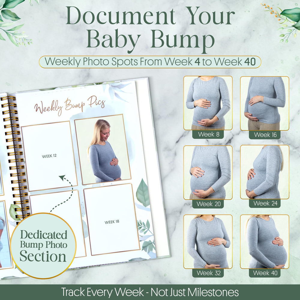 Lil Nuggets weekly prompts layout helps capture milestones week by week with ease.