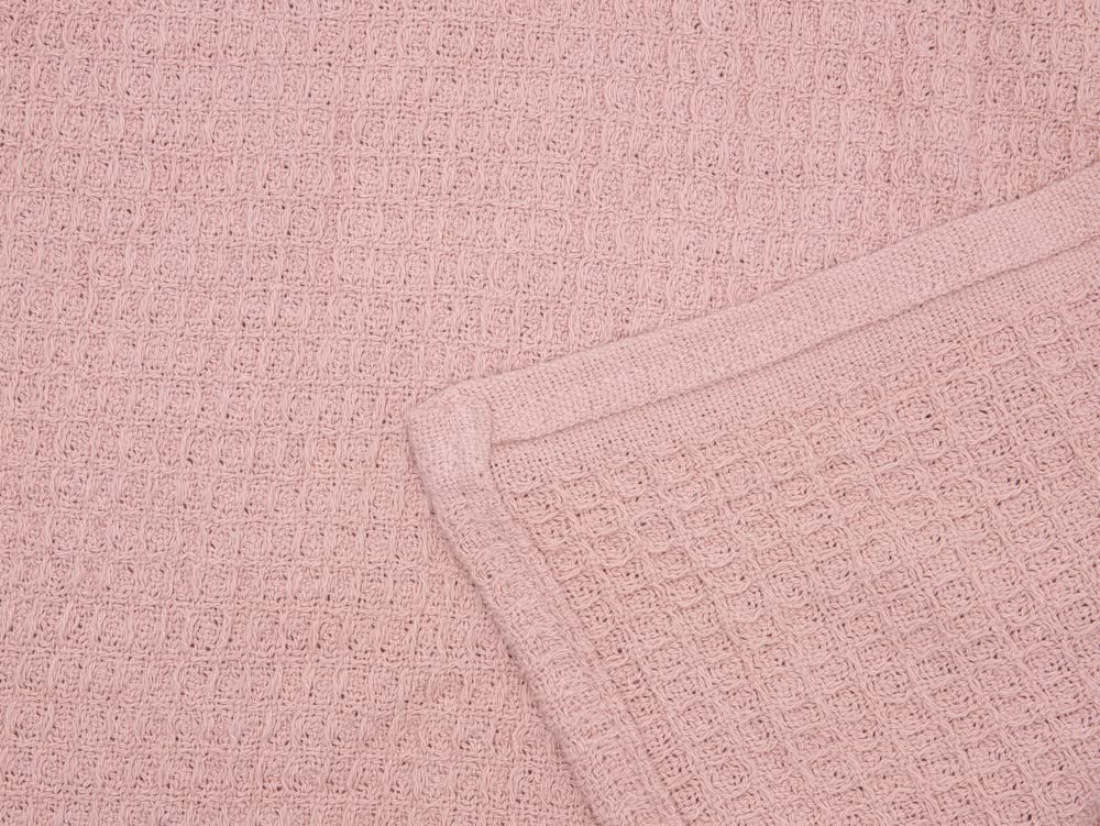 Lila & Jack waffle blanket in nursery decor adds soft texture.