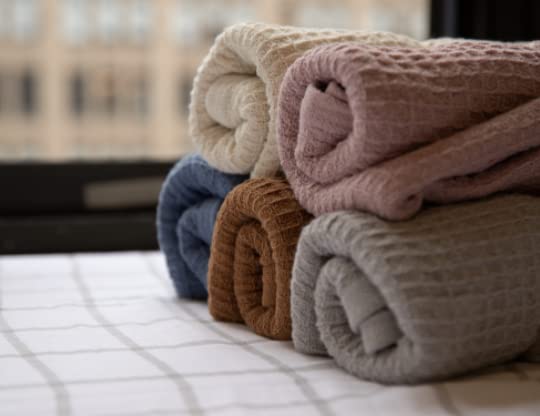 Lila & Jack waffle blanket makes a thoughtful gift for new parents.