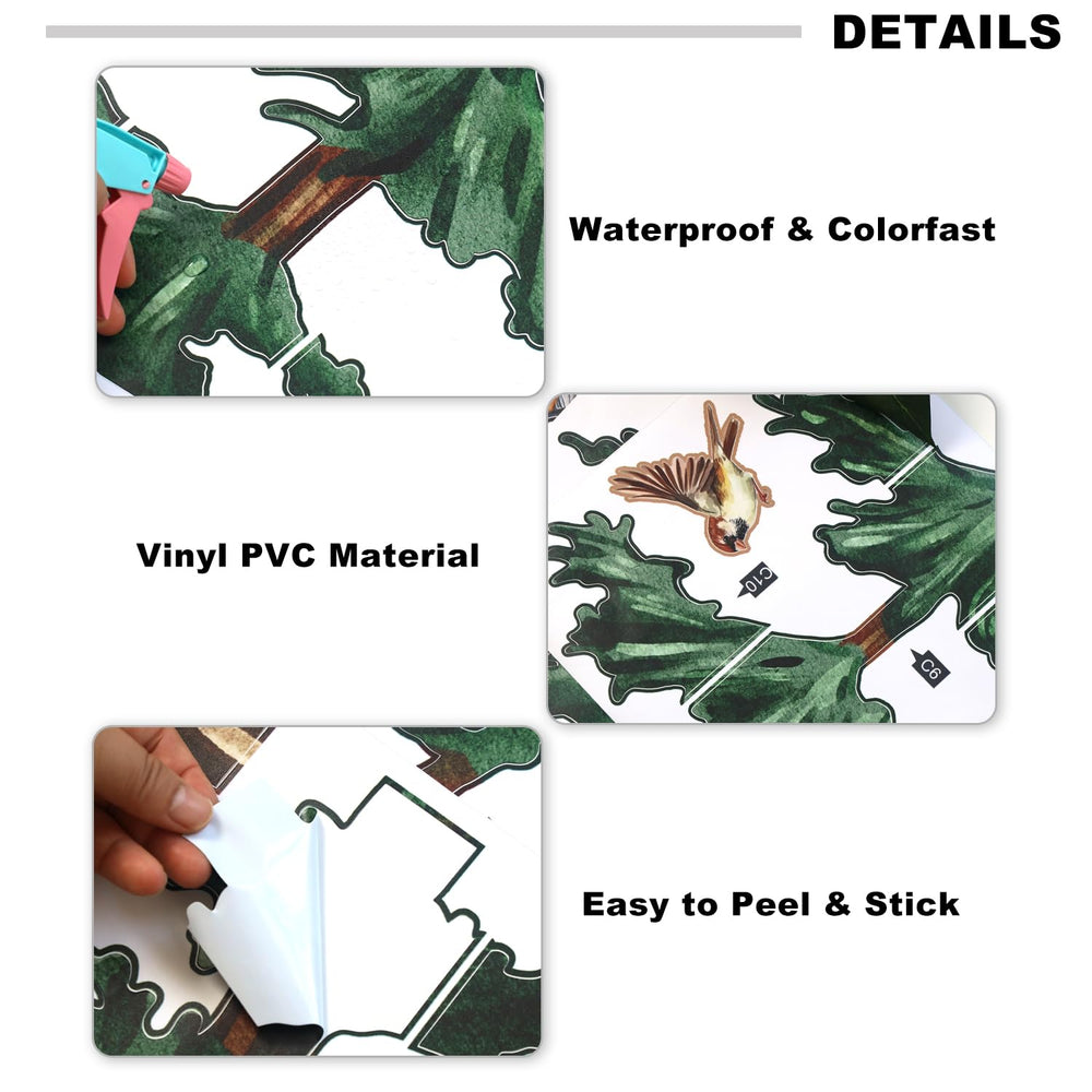 Lilacanthara conifer pattern wall art adds depth to living areas.