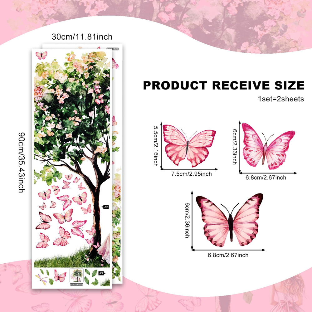 Lilacanthara girl decor sticker is self-adhesive and easy to apply.