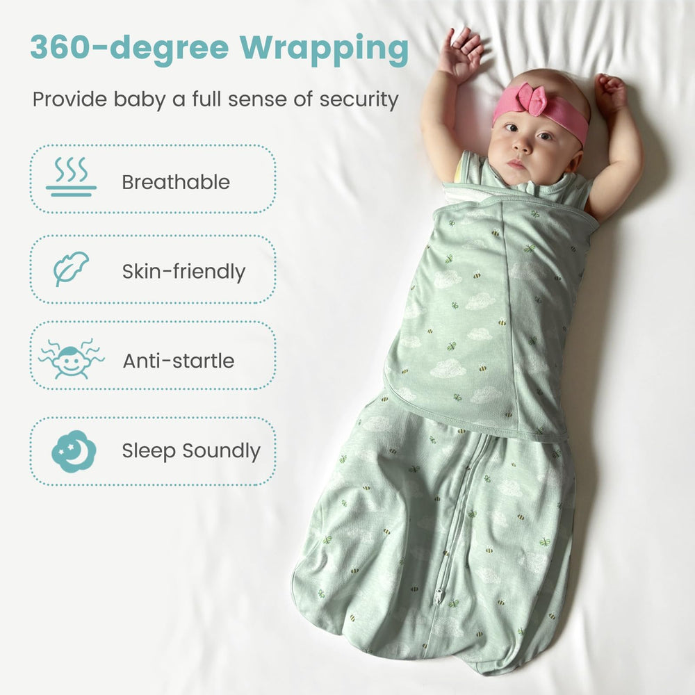LILBESTIE Breathable cotton fabric protects sensitive skin during sleep