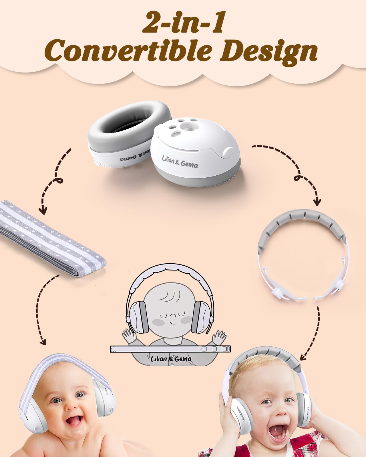 Lilian&Gema soft hypoallergenic materials protect delicate skin