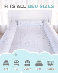 Lilian&Gema bed rail with non-slip velour surface for safer nights