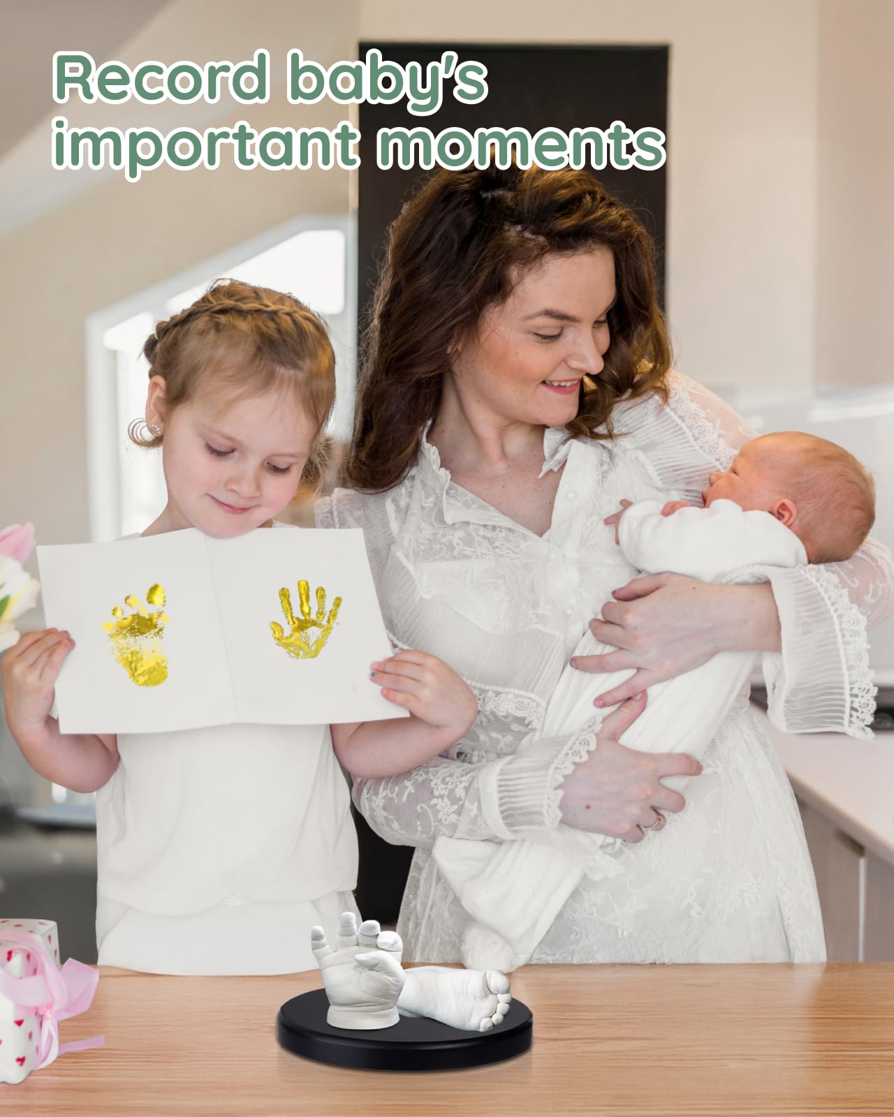 Lilian&Gema mold tray impression showing fine baby details preserved.