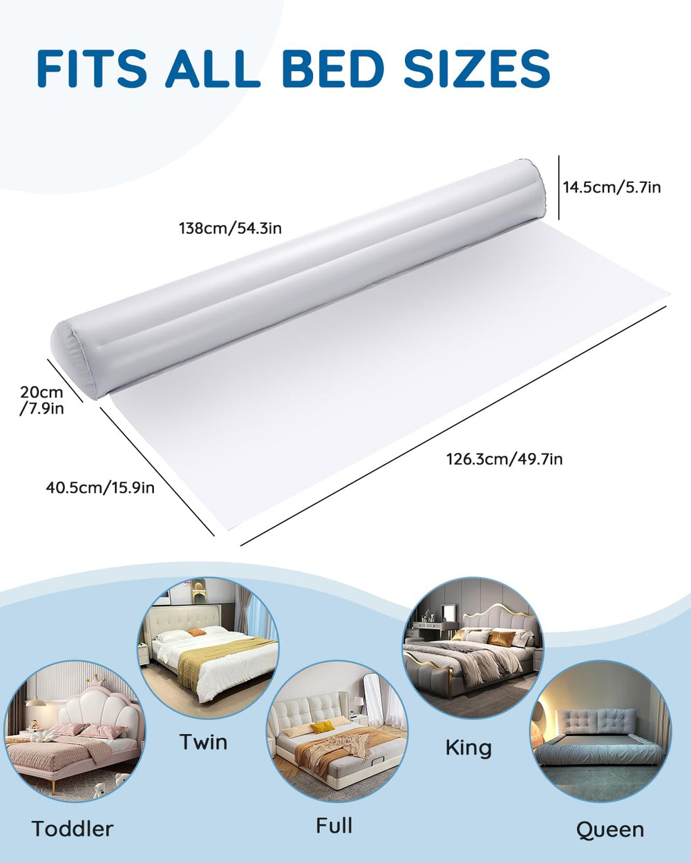 Lilian&Gema travel-friendly air valve allows quick deflation and compact packing.