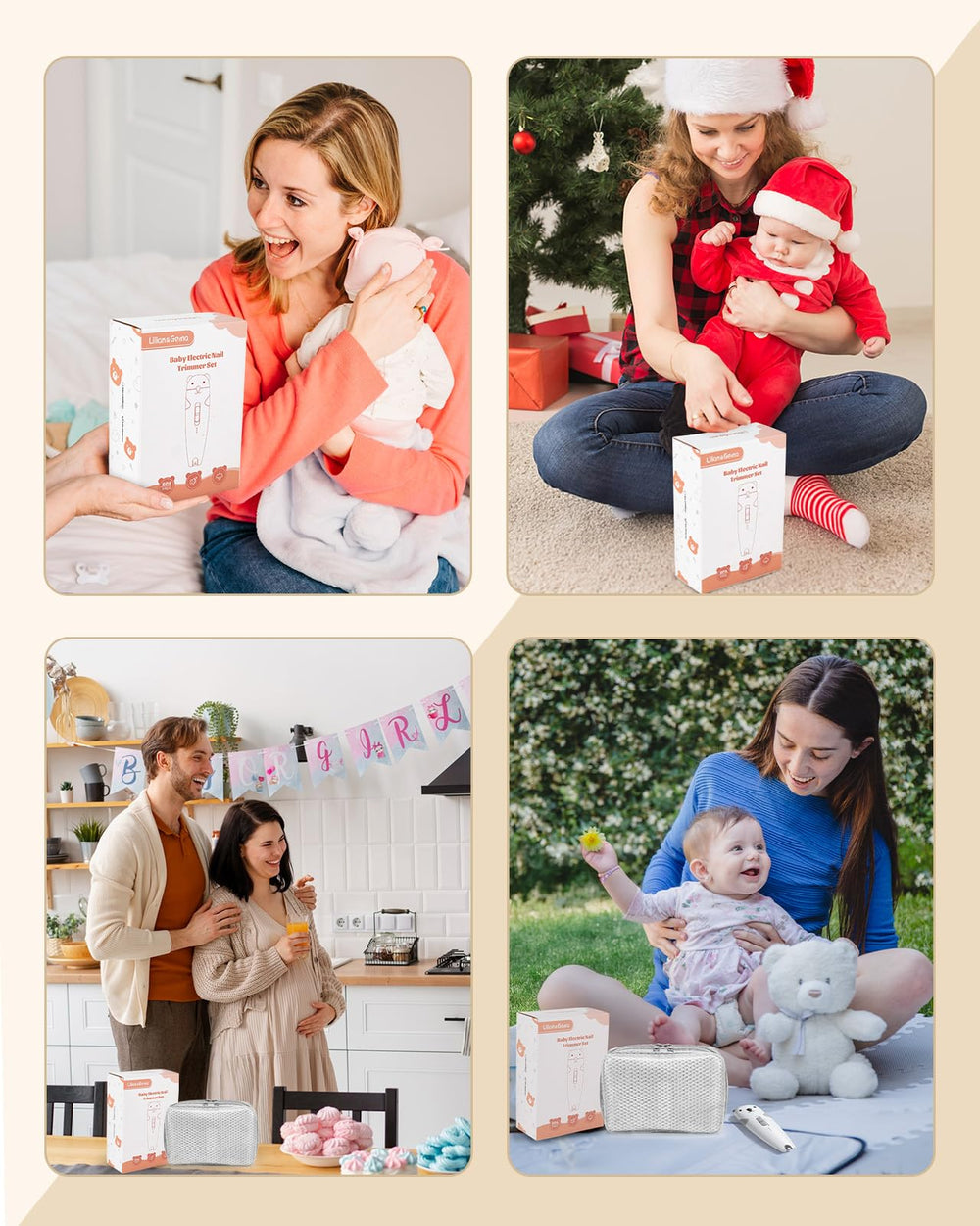 Lilian&Gema ergonomic handheld design for comfortable use.