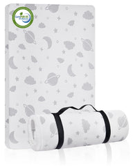 Lilian&Gema Pack and Play Mattress front view for a compact 38x26 playard