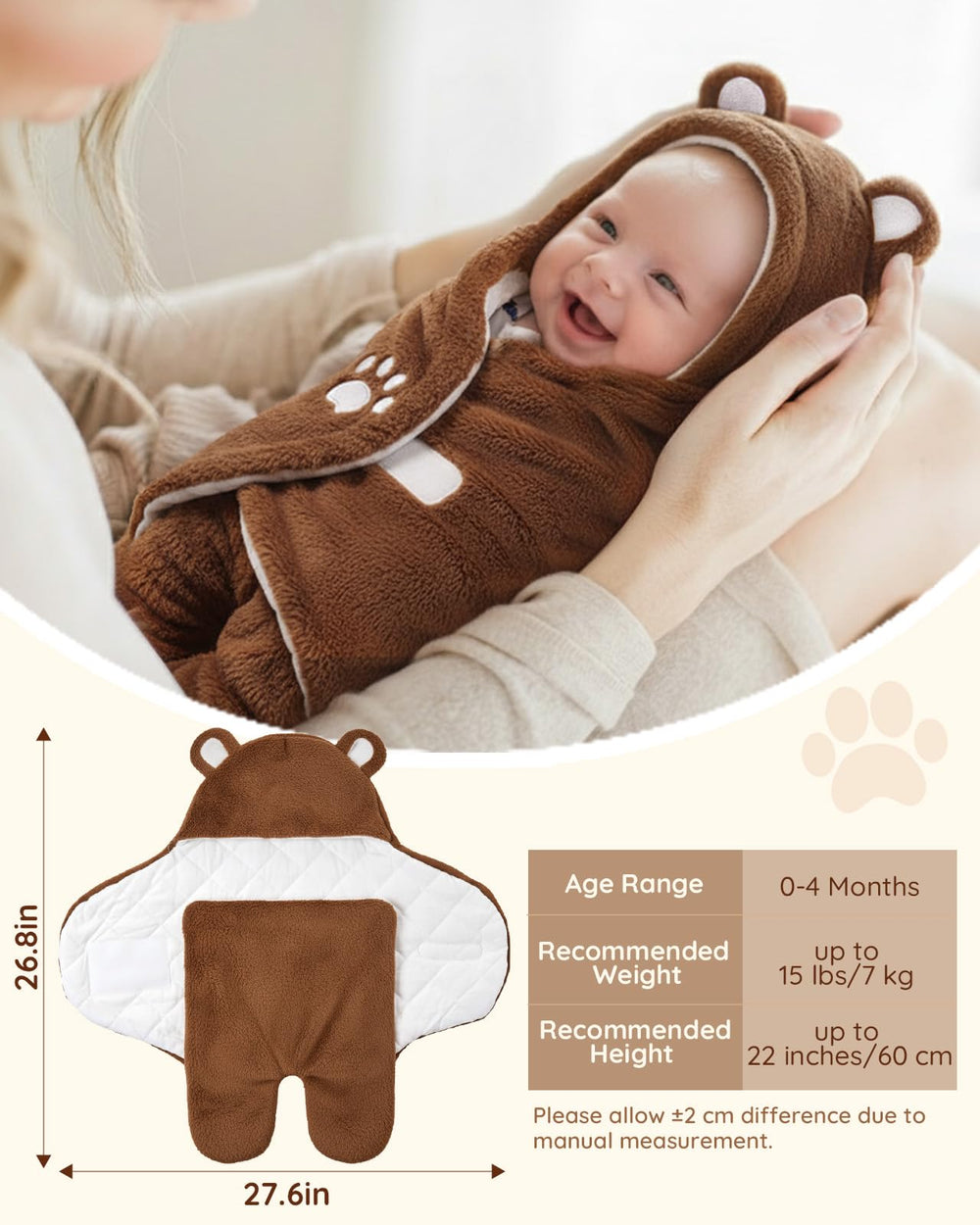 Lilian&Gema versatile swaddle used as stroller quilt and crib wrap.