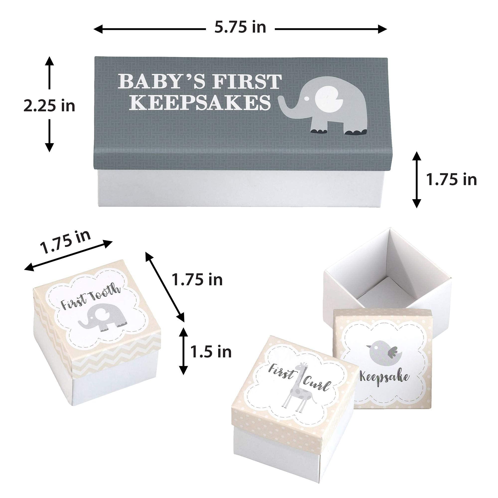 Lillian Rose large keepsake box provides generous storage for memories