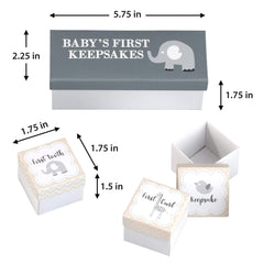 Lillian Rose large keepsake box provides generous storage for memories
