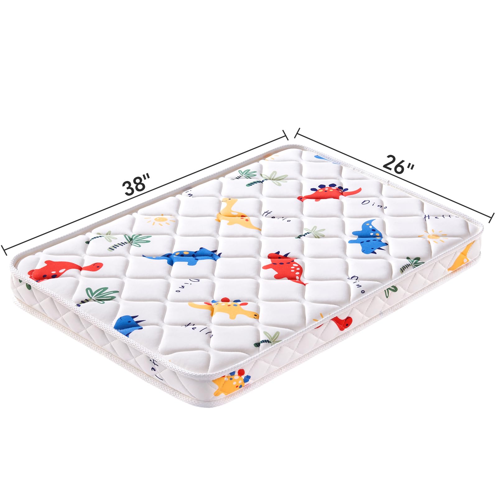 Lillibearas travel-friendly Pack and Play Mattress supports sleep on the go.