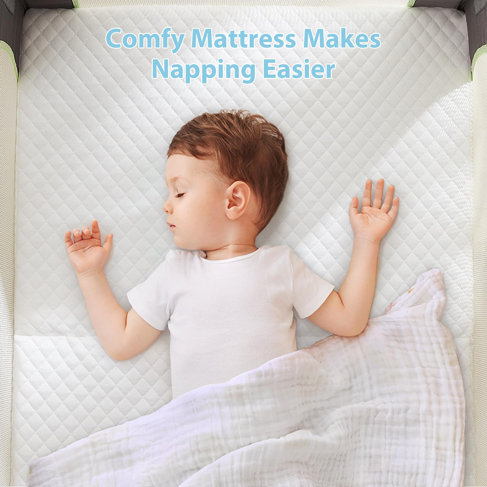 LILNAP detachable cover with easy L-shaped zipper for quick cleaning sessions.