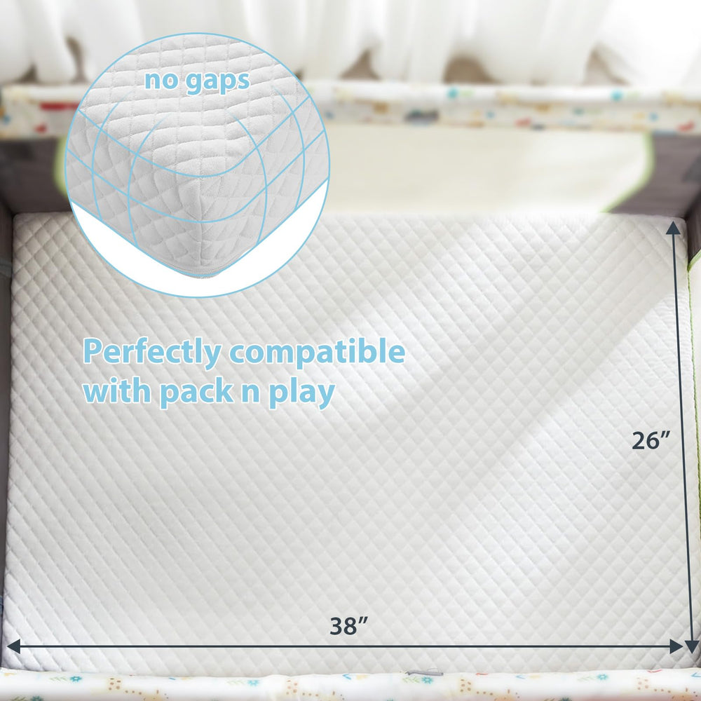 LILNAP memory-foam-core 3-inch pad delivers comfortable support on the go.