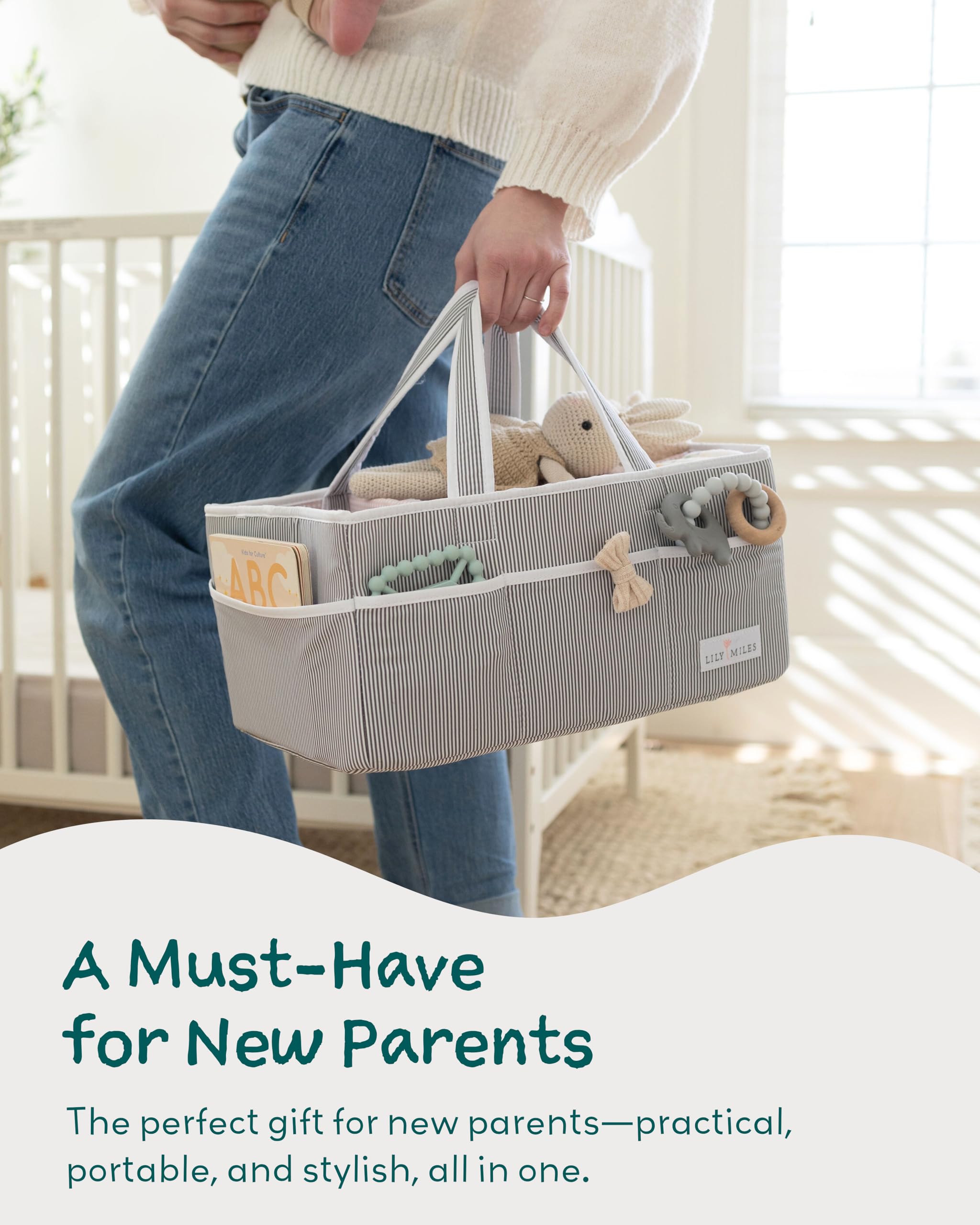Lily Miles collapsible design travels well for trips and car rides