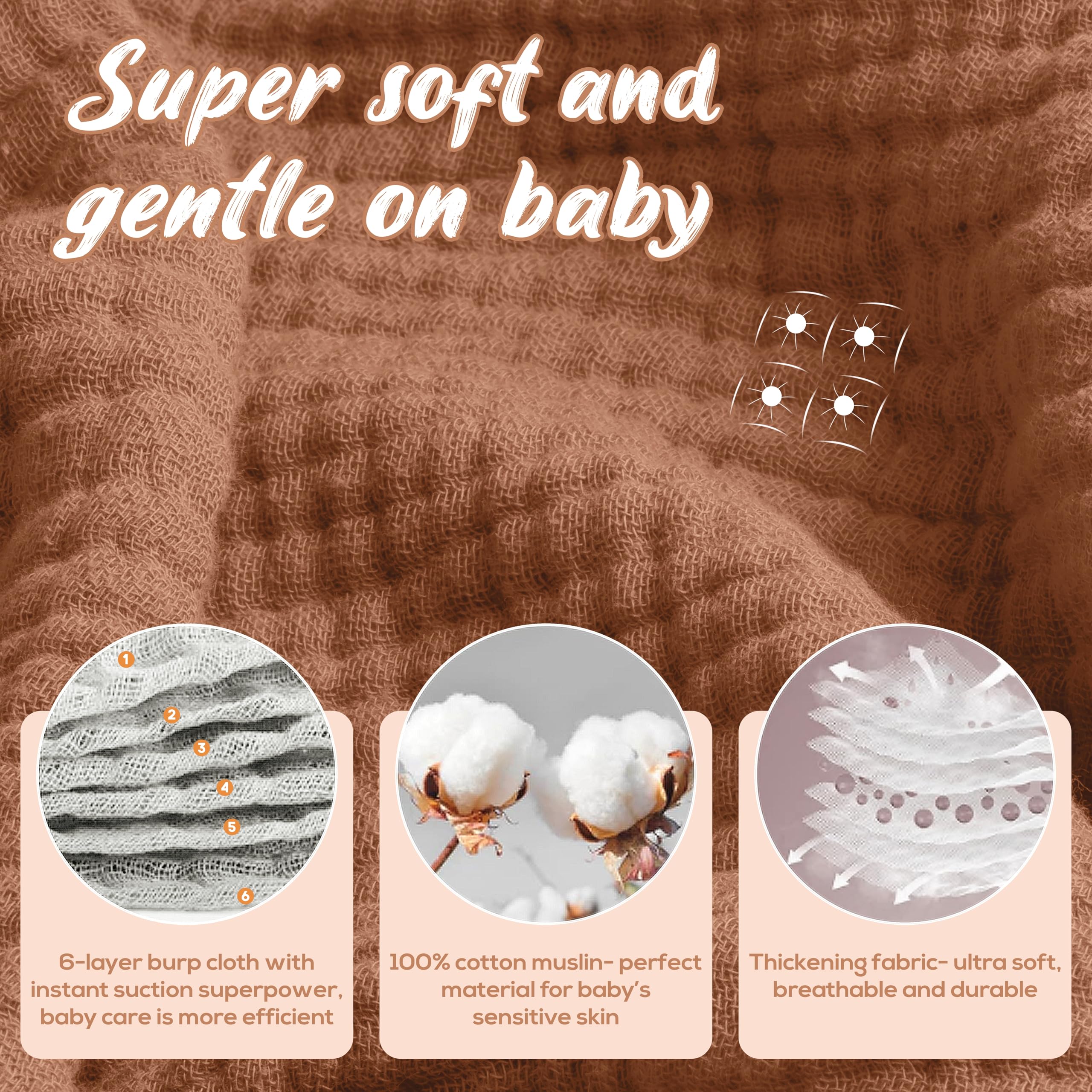 LILY O LAUREL breathable lightweight towel for comfortable bath time
