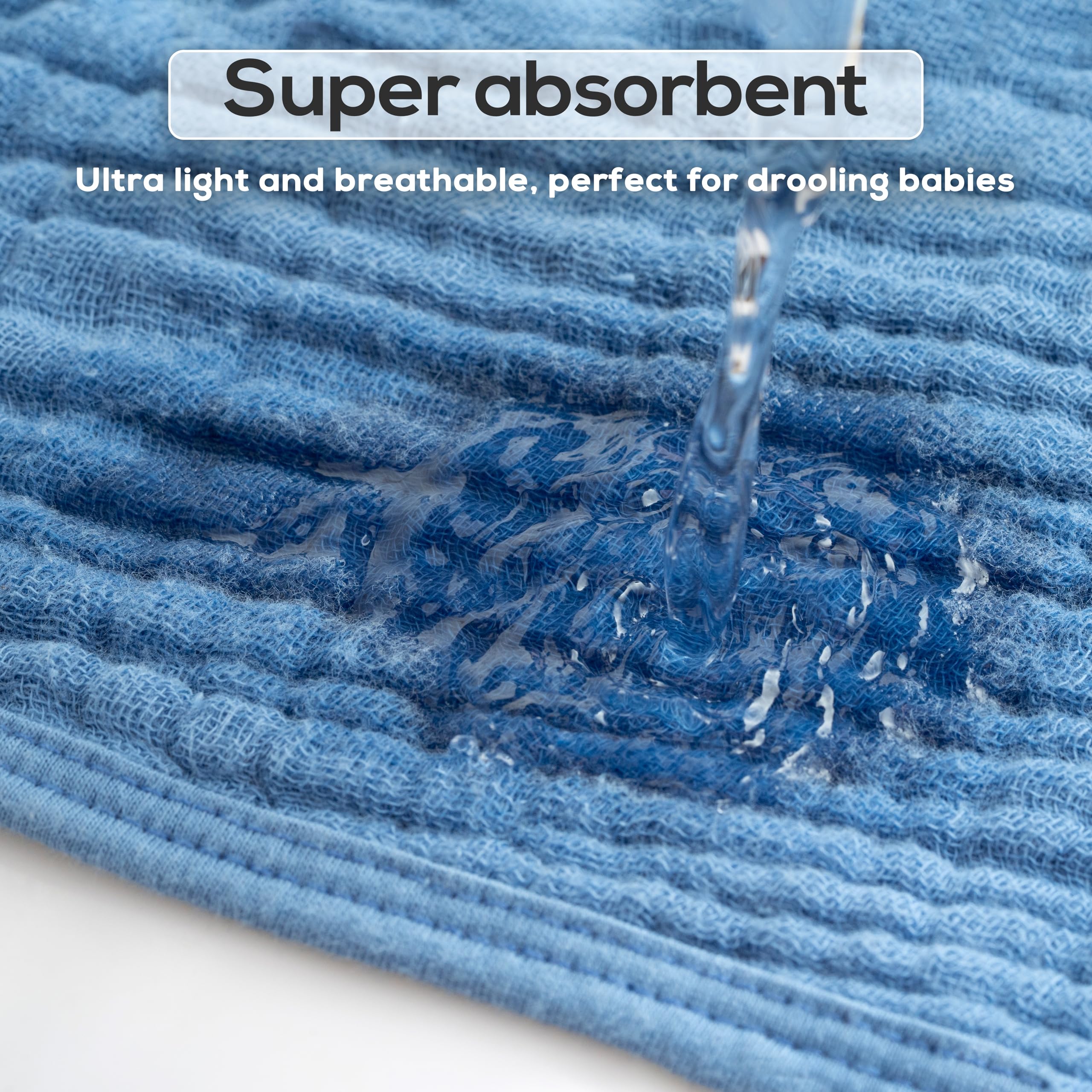 LILY O LAUREL towel's hood keeps heads warm and dry after bath.