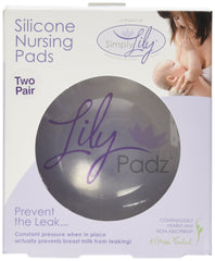 LilyPadz nursing pads 2-pack, regular size, offer discreet wear and dry clothing.