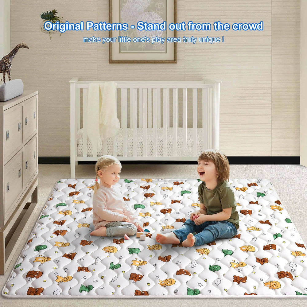 LILYVIBEBEARHAPPY spacious crawling area inviting safe exploration