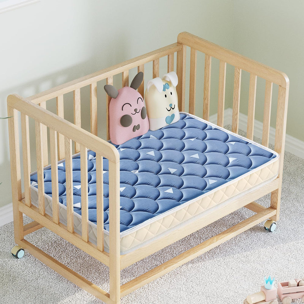 LILYVIBEBEARHAPPY 38x24x4 inch size fits most mini cribs