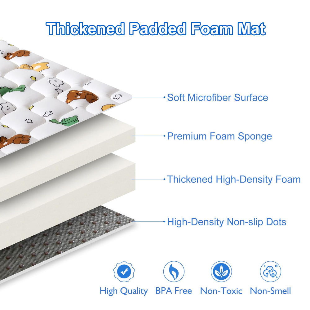Close-up of premium foam texture highlighting cushioned softness
