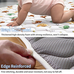 LILYVIBEBEARHAPPY Machine-washable surface for quick cleanup after spills.