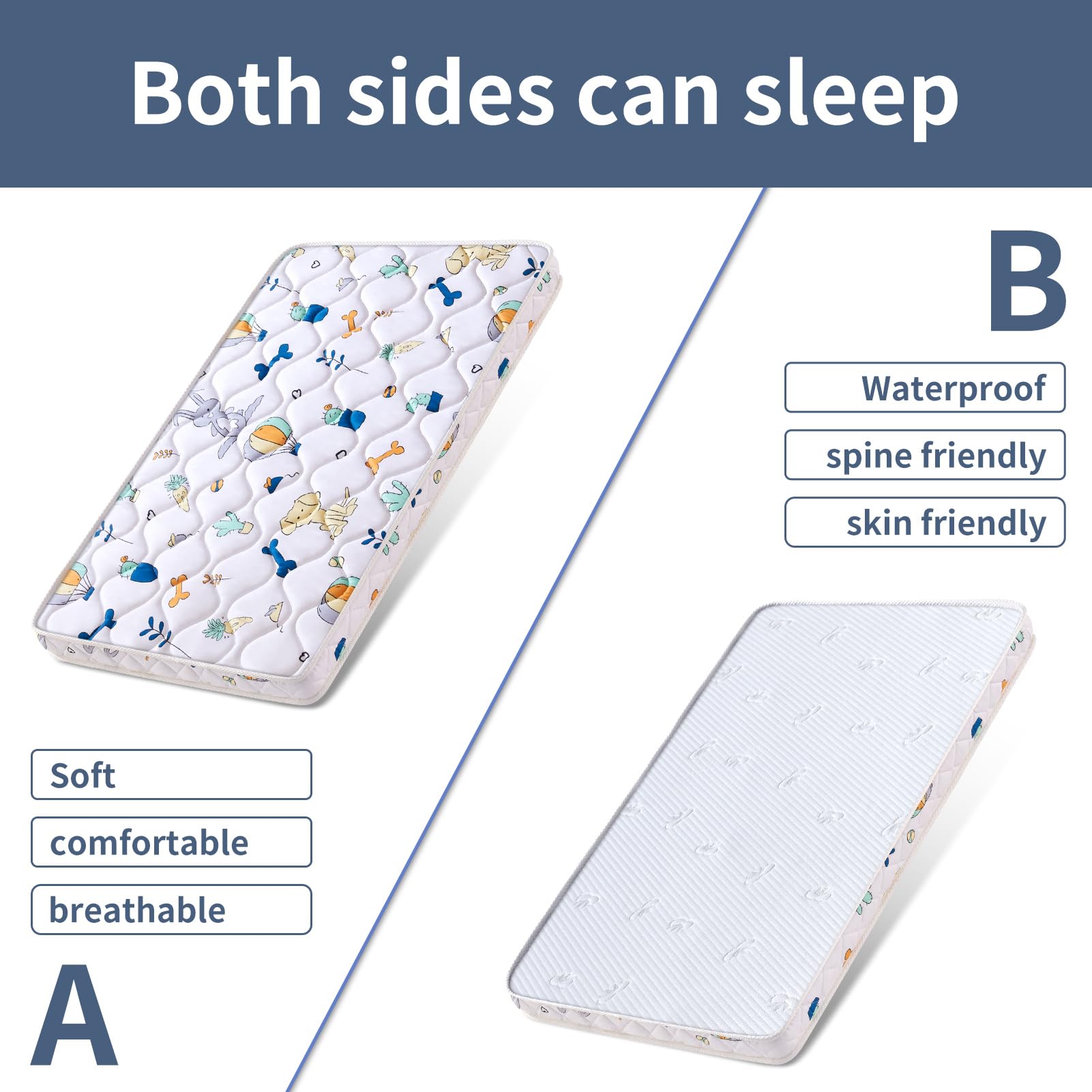 LILYVIBEBEARHAPPY rounded corners and solid edges enhance baby safety as they roll.
