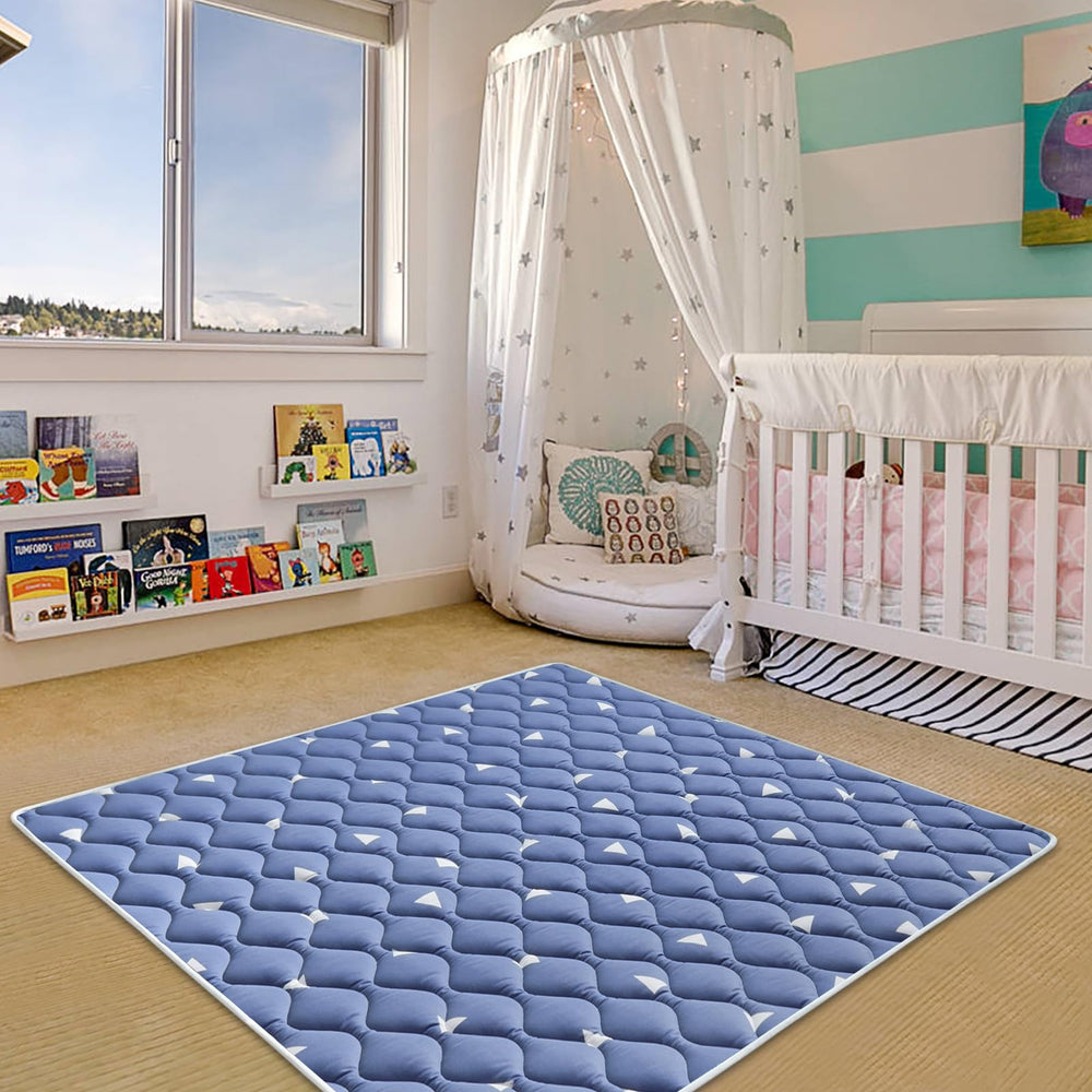 LILYVIBEBEARHAPPY top-view shows dense foam cushioning for lasting comfort