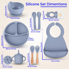 LimeOr Supplies silicone suction bowl keeps meals steady for toddlers