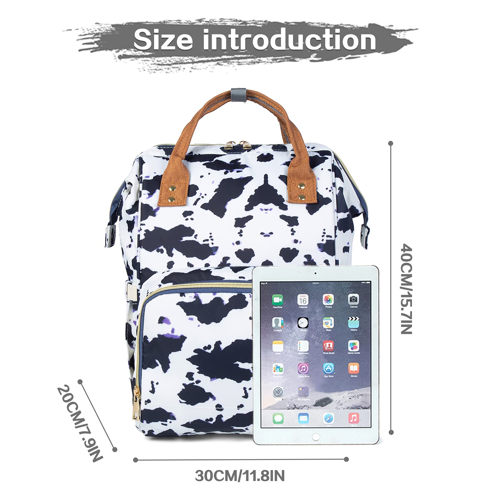 LIMHOO cow-pattern bag blends style with practical daily use.