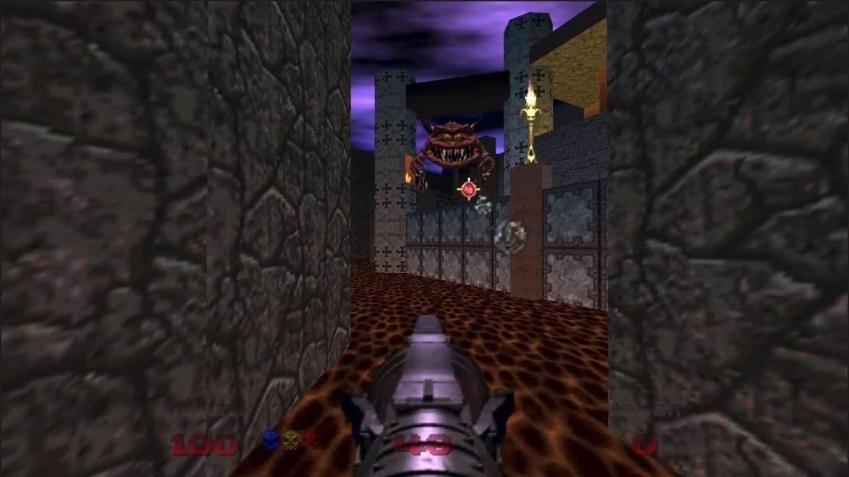 Limited Run Doom 64 Import back cover highlighting authenticity and collector-friendly information.