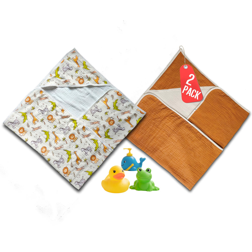 Linaly newborn bath time photo prop potential with cute towel design.