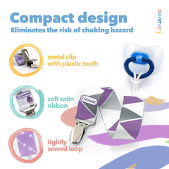 Liname teething toy made from food-grade material for safe chewing.