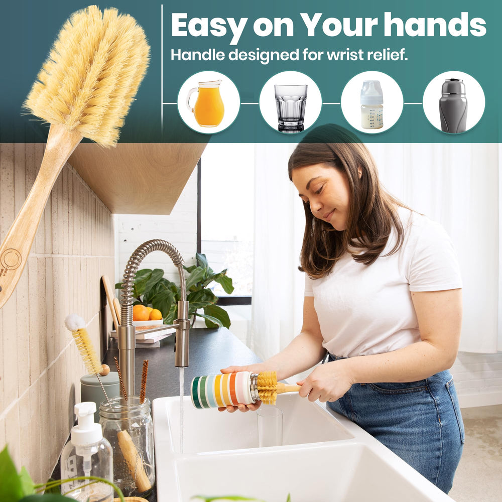 Linea Gear straw-bottle cleaner reaches narrow openings for thorough cleaning