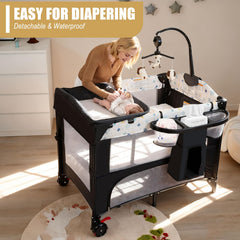 LININYHAO diaper changing station for quick, convenient changes