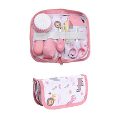 Link-Sun Baby Grooming Kit pink for gentle newborn care and easy grooming