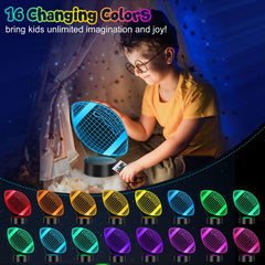 Linkax football night light with 16 colors for mood.
