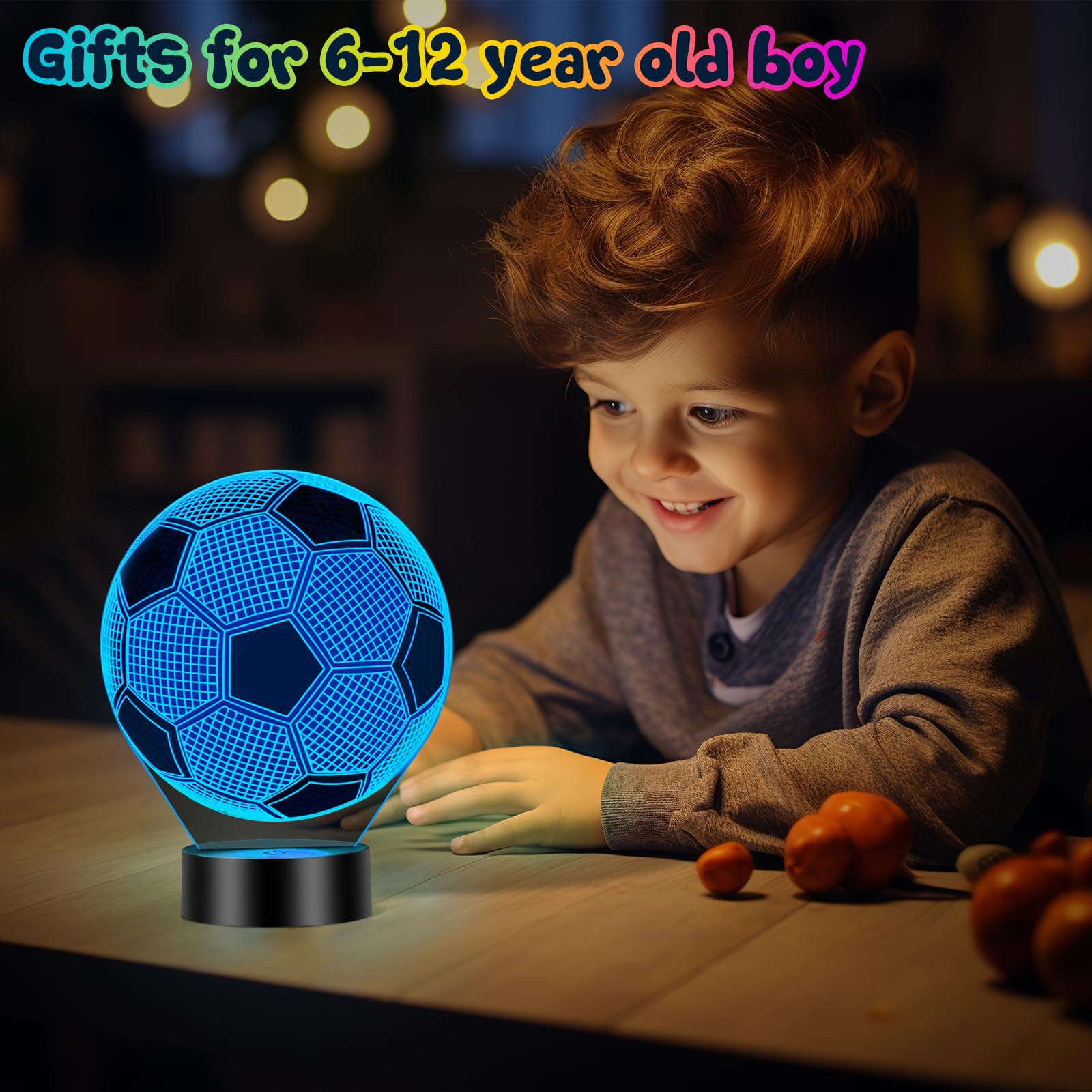 Linkax soccer gift lamp is ideal for birthdays and holidays