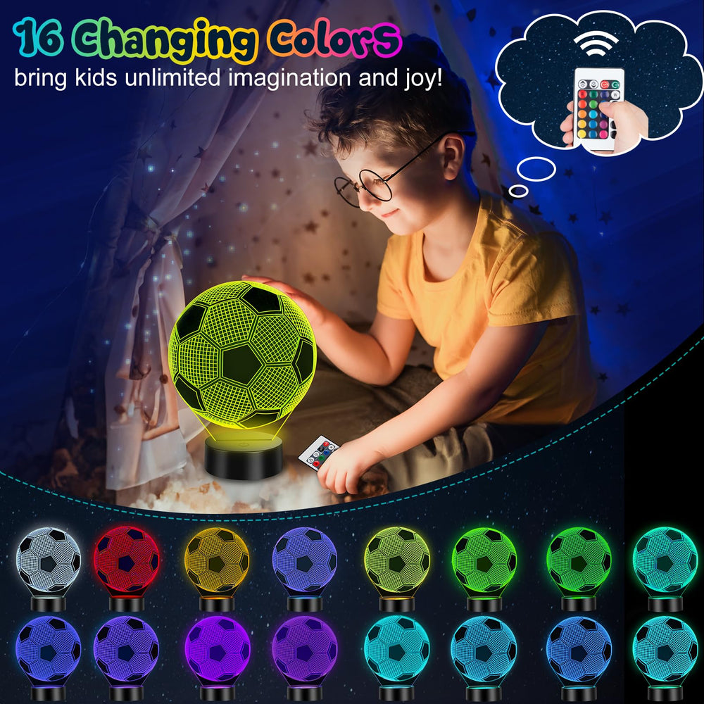 Linkax soccer light dimmable glow protects kids' eyes