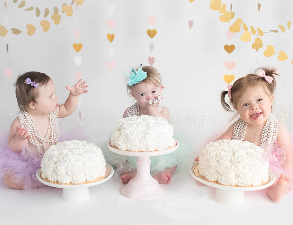 LINLULU cake smash prop crown creates precious birthday photos.