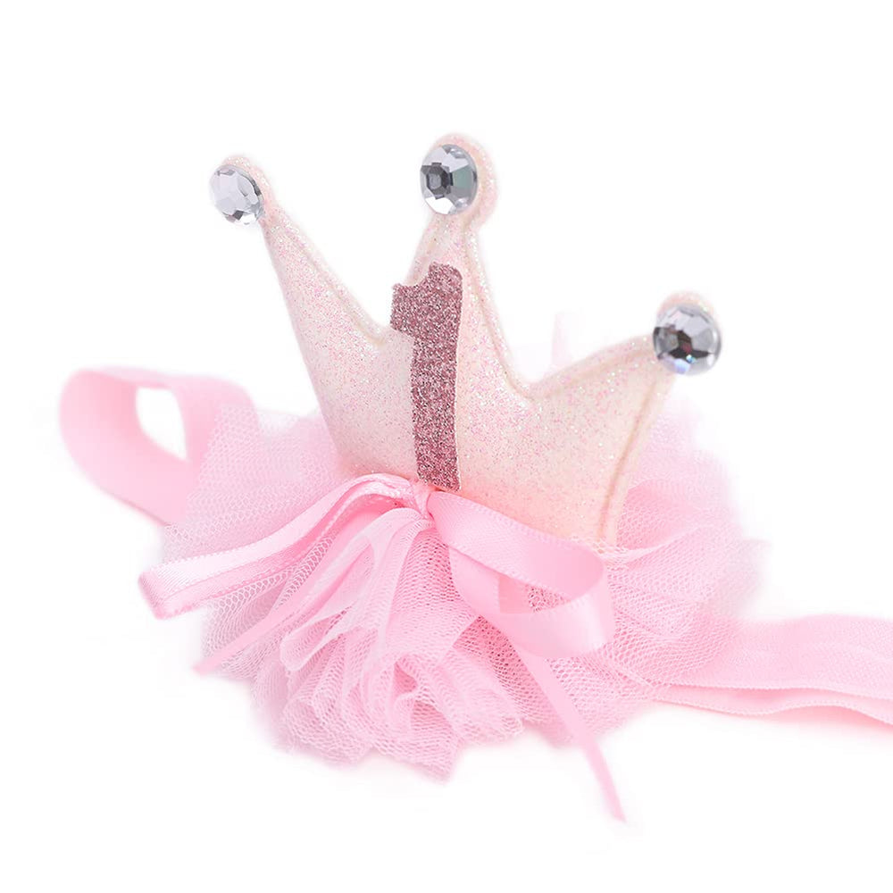 LINLULU princess headband enhances newborn or toddler styling moments.