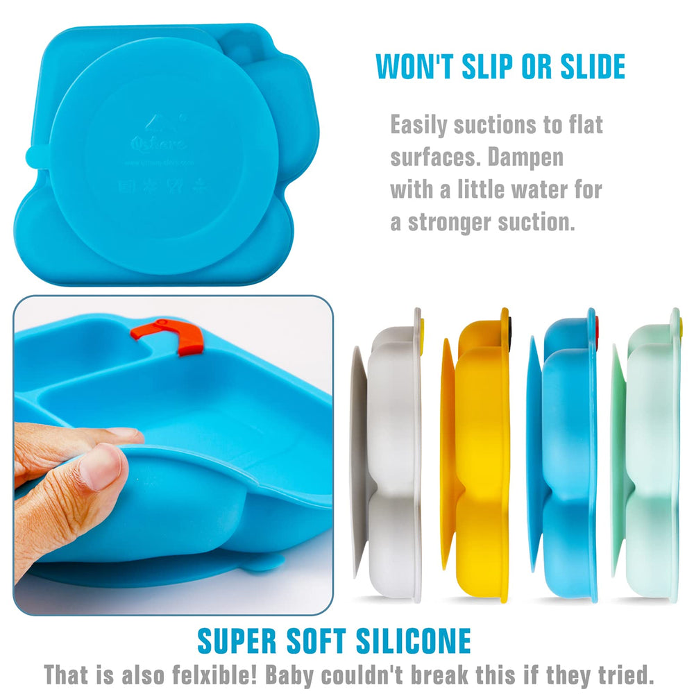 Linowos Baby Plate is microwave-safe for quick reheats and convenience