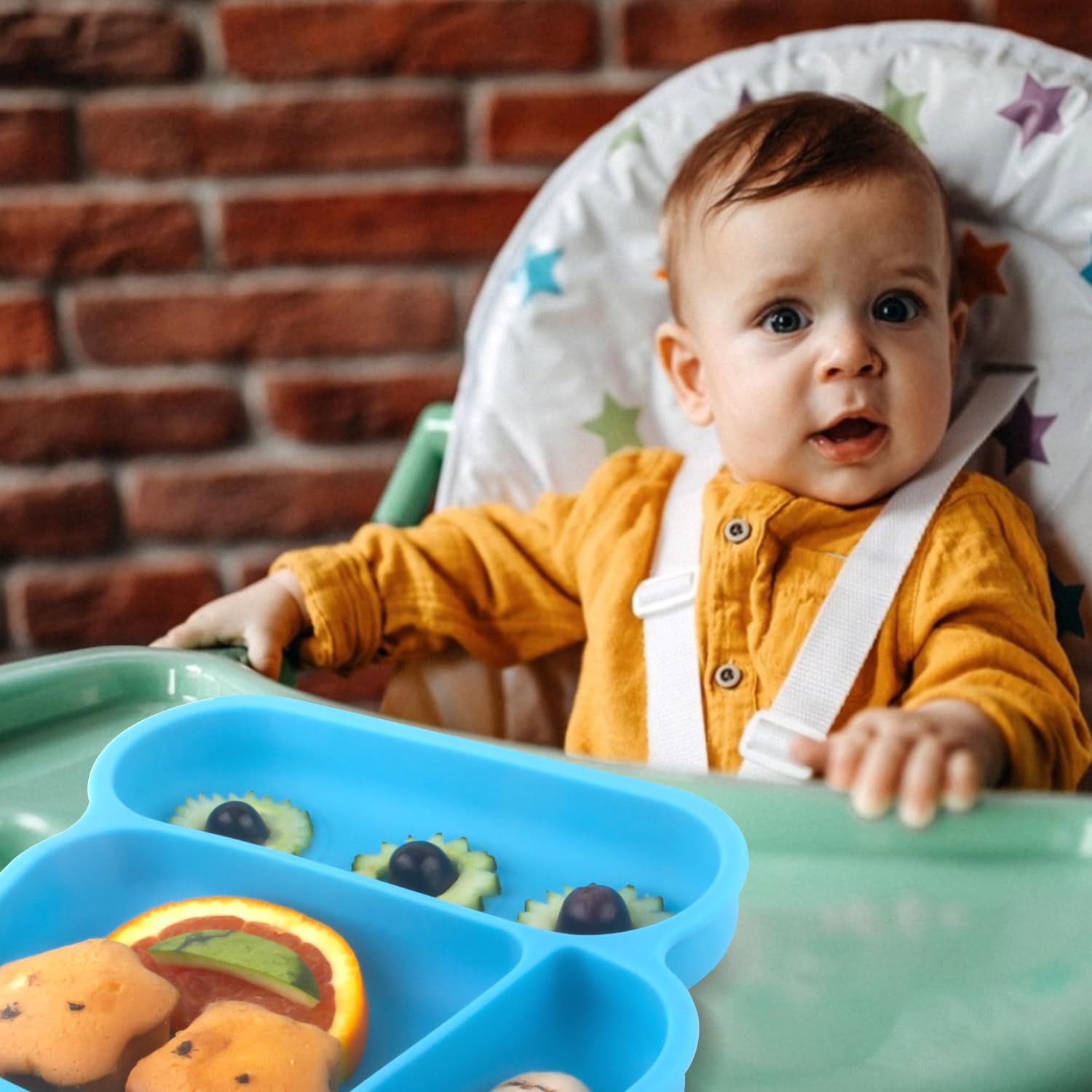 Linowos safe material plate uses 100% food-grade silicone