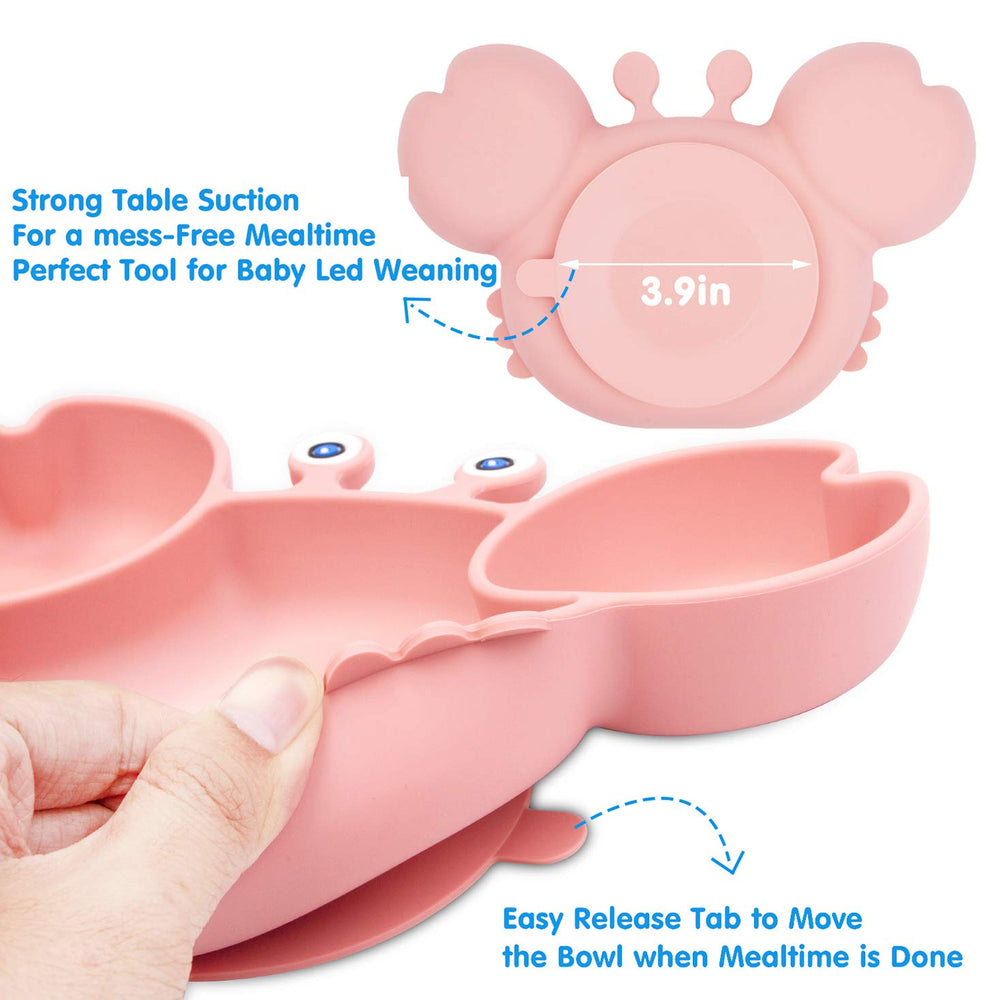 Linowos BPA-free microwave safe plate for quick reheats