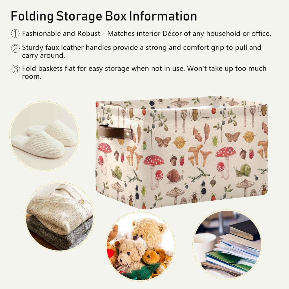 Linqin mushroom storage basket on shelf shows tidy closet organization.